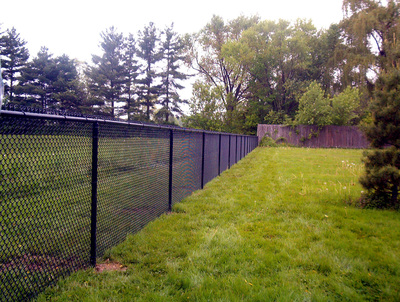Black Chain Link Fence Quality Fence Cameron Park, Placerville