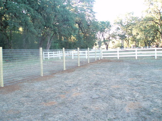 No Climb Horse Wire Fence With Lodge Posts Quality Fence Cameron Park, Placerville